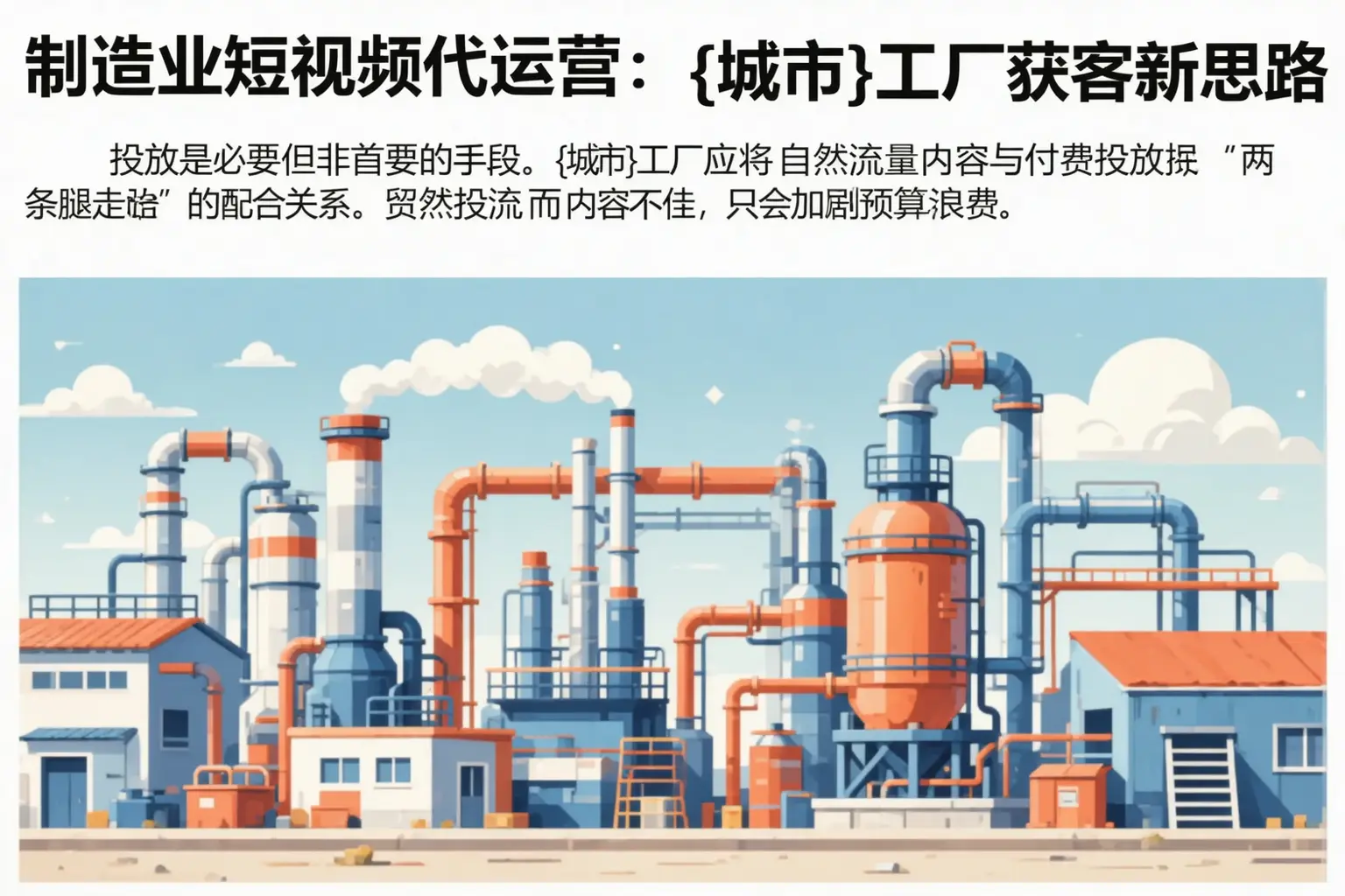 制造业短视频代运营:黔东南工厂获客新思路