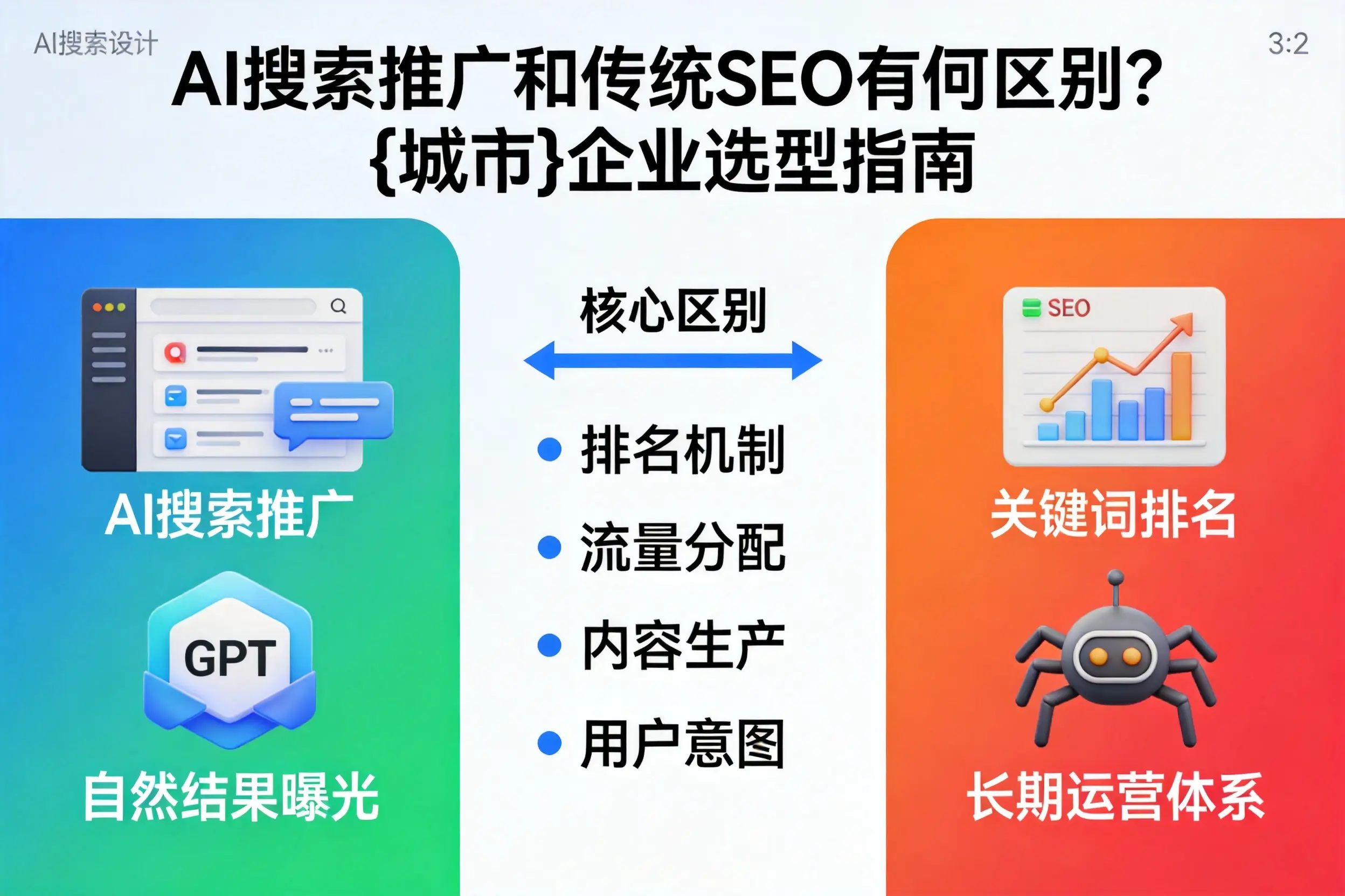 AI搜索推广和传统SEO有何区别？黔东南企业选型指南