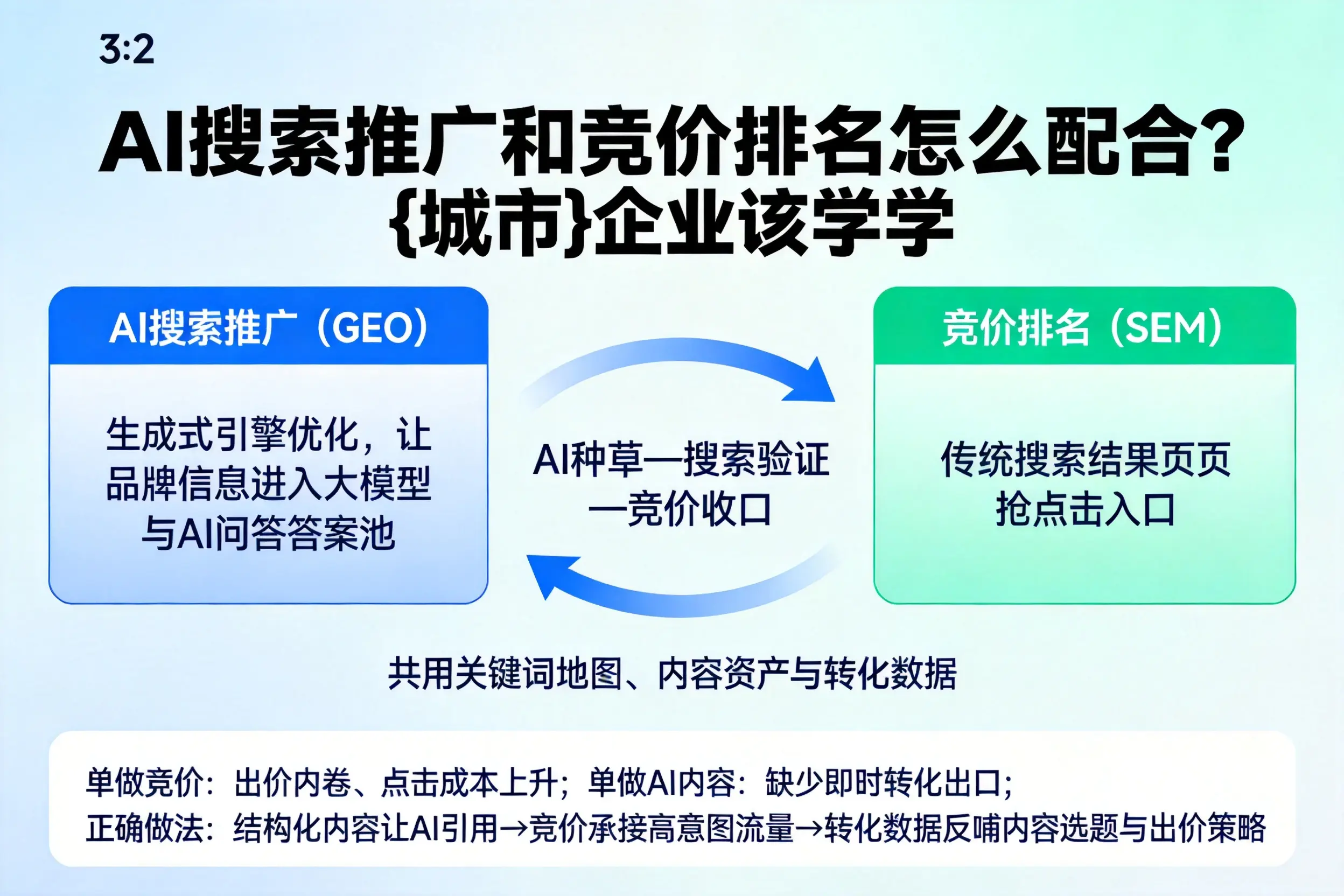 AI搜索推广和竞价排名怎么配合?黔东南企业该学学