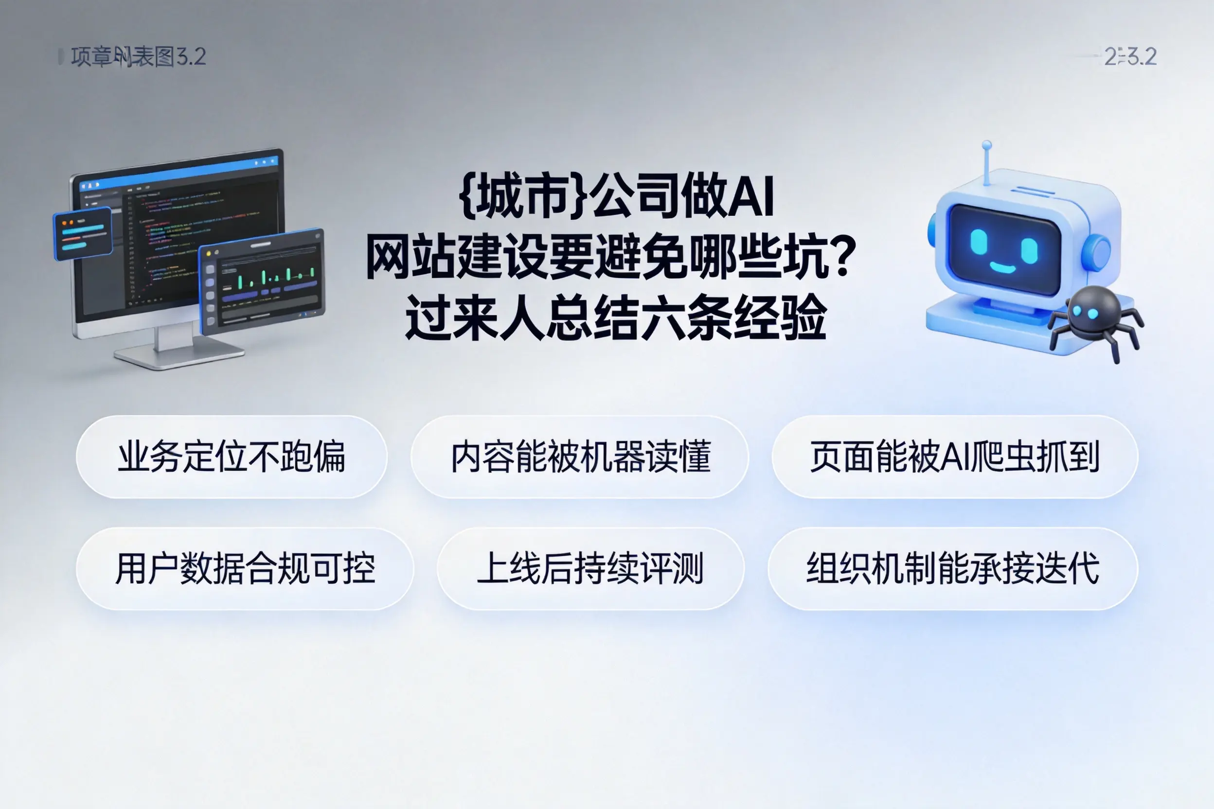黔东南公司做AI网站建设要避免哪些坑？过来人总结六条经验