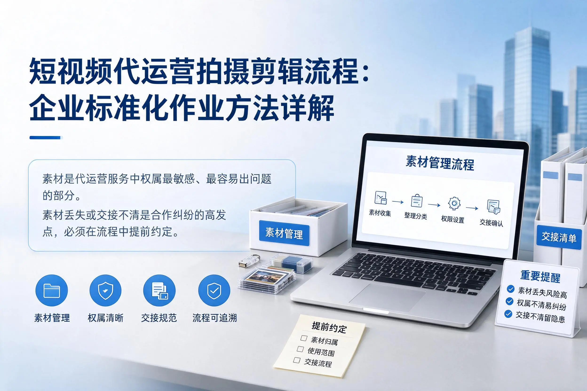 短视频代运营拍摄剪辑流程：黔东南企业标准化作业方法详解