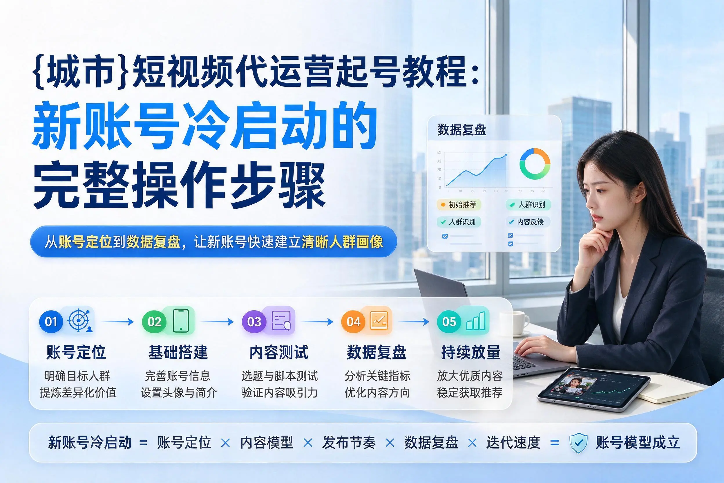黔东南短视频代运营起号教程：新账号冷启动的完整操作步骤
