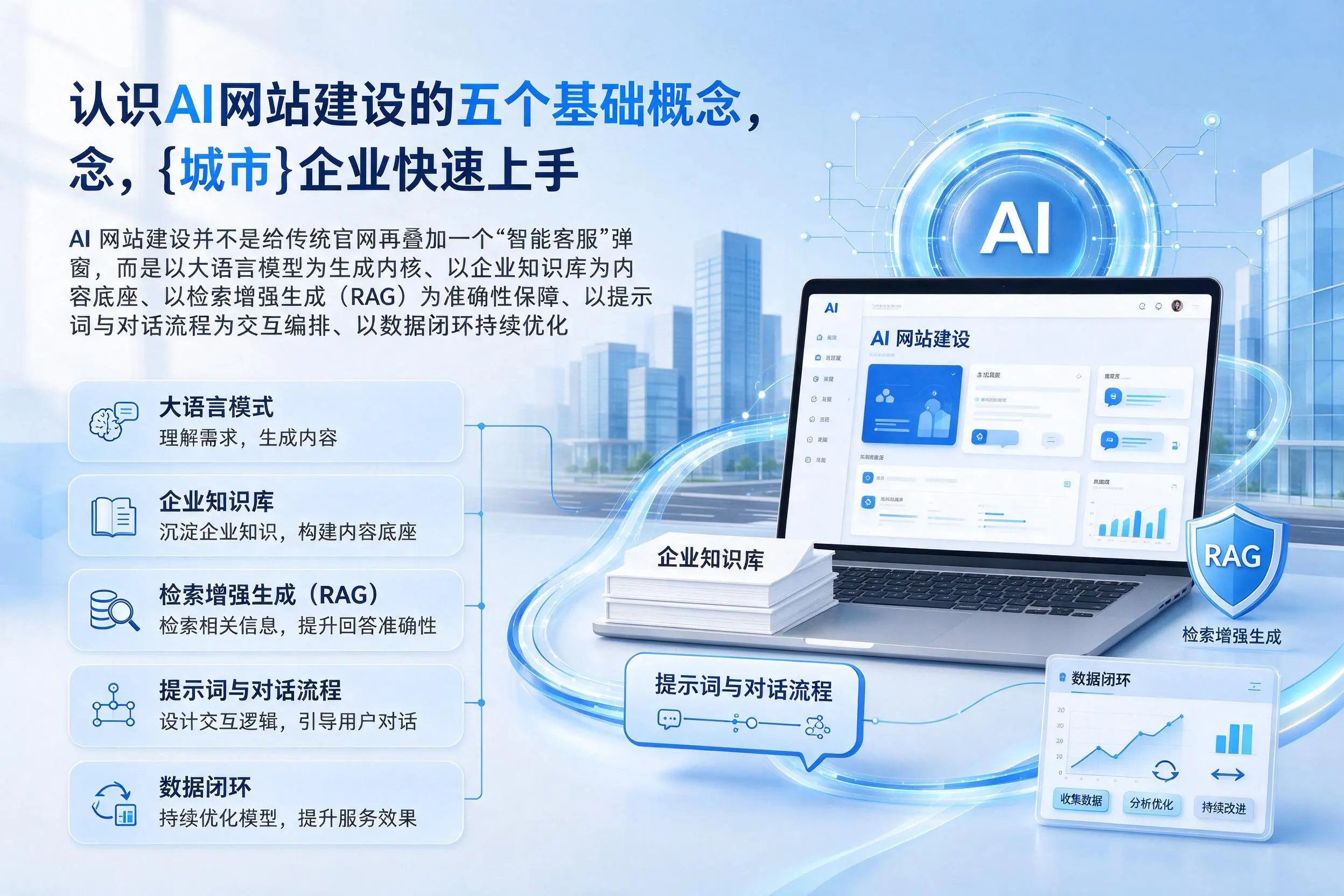 认识AI网站建设的五个基础概念，黔东南企业快速上手