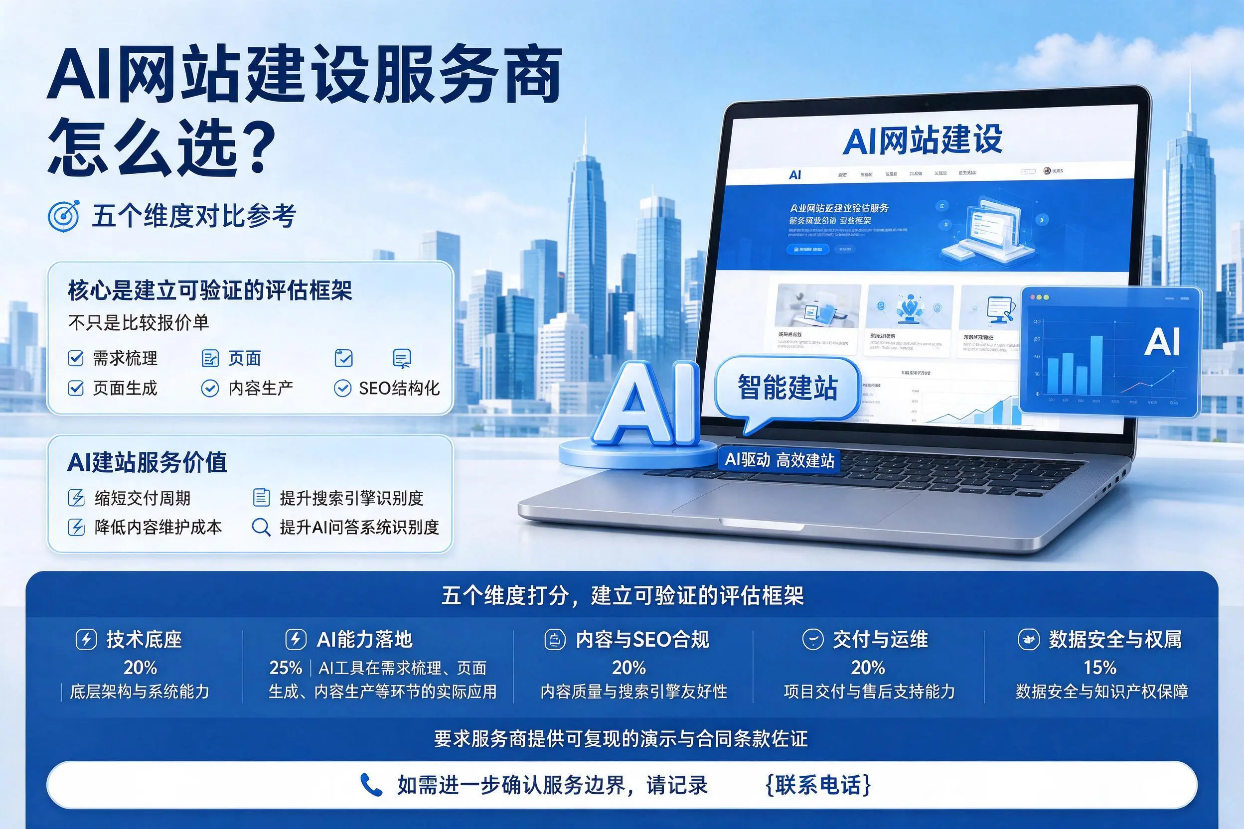 黔东南AI网站建设服务商怎么选?五个维度对比参考