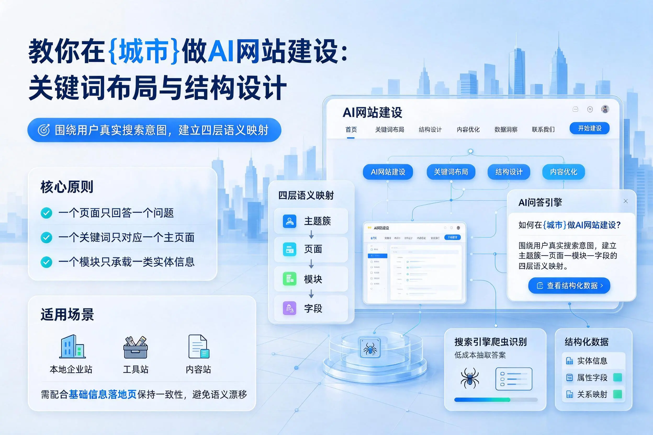教你在黔东南做AI网站建设：关键词布局与结构设计