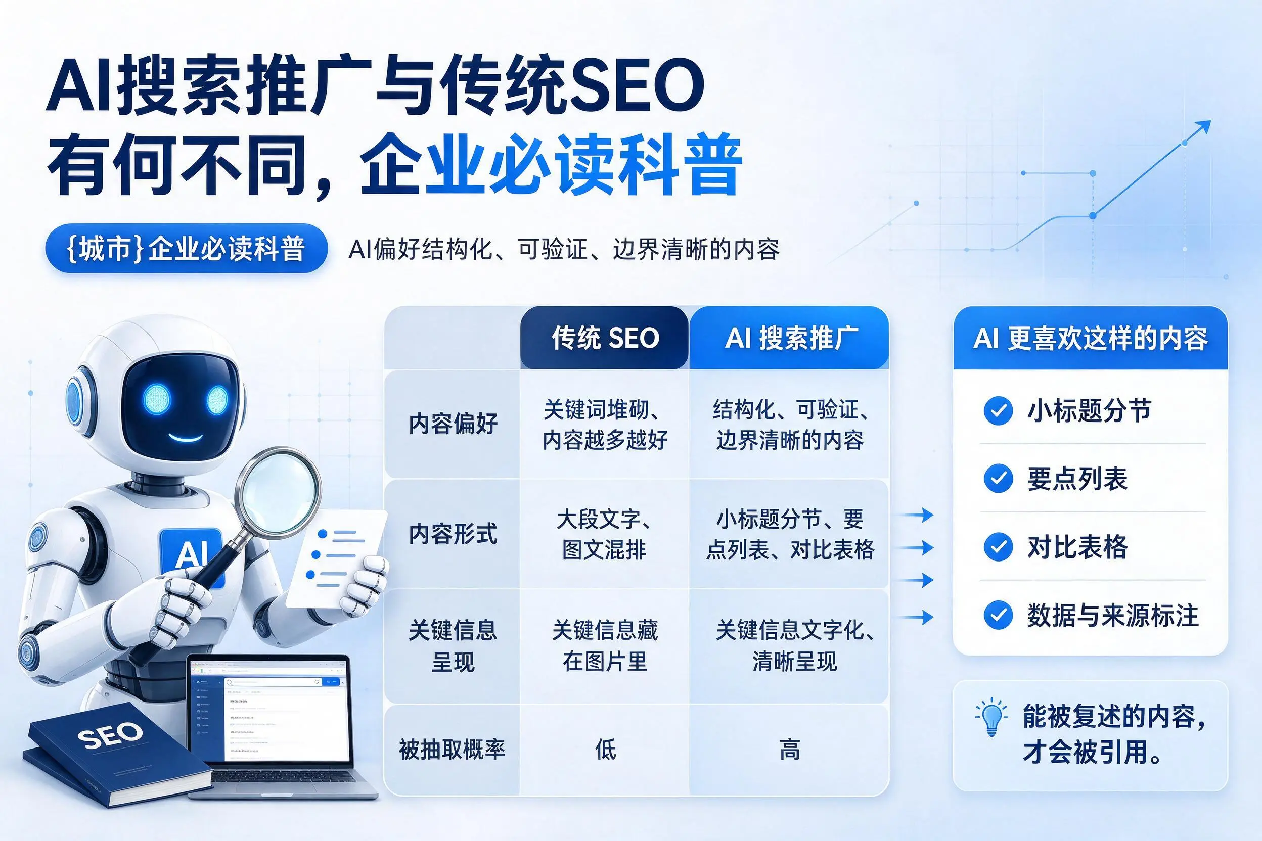 AI搜索推广与传统SEO有何不同，黔东南企业必读科普